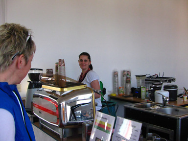 Bild von Saalfelder Gesundheitsmesse mit lecken<br>
Kaffeespezialitäten von MOCABA